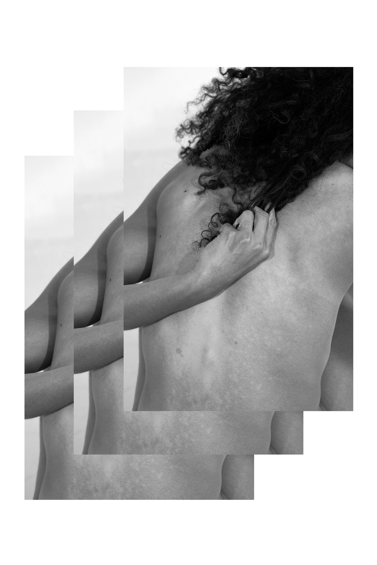 A woman's bare back